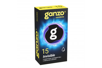 Супертонкие презервативы Ganzo Invisible - 15 шт.