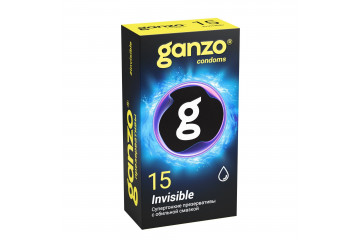 Супертонкие презервативы Ganzo Invisible - 15 шт.