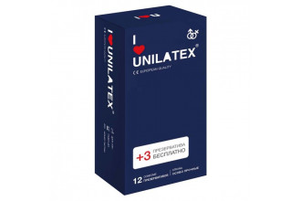 Ультрапрочные презервативы Unilatex Extra Strong - 12 шт. + 3 шт. в подарок