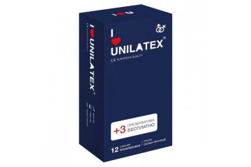Ультрапрочные презервативы Unilatex Extra Strong - 12 шт. + 3 шт. в подарок