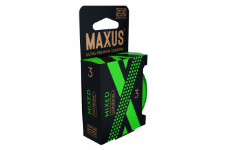 Презервативы в железном кейсе MAXUS Mixed - 3 шт.