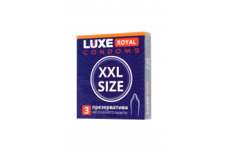 Презервативы увеличенного размера LUXE Royal XXL Size - 3 шт.