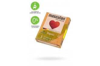 Экологически чистые презервативы Masculan Organic - 3 шт.