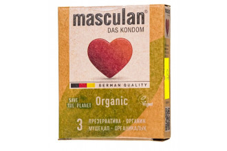 Экологически чистые презервативы Masculan Organic - 3 шт.