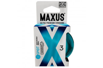 Презервативы Maxus G spot с двойной спиралью - 3 шт.