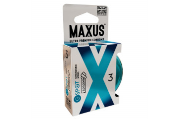 Презервативы Maxus G spot с двойной спиралью - 3 шт.