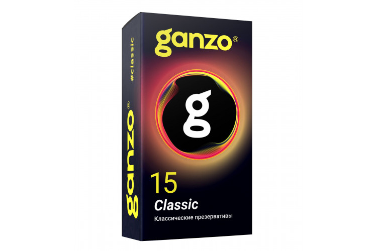 Классические презервативы с обильной смазкой Ganzo Classic - 15 шт.