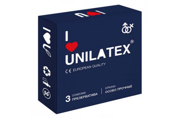 Ультрапрочные презервативы Unilatex Extra Strong - 3 шт.