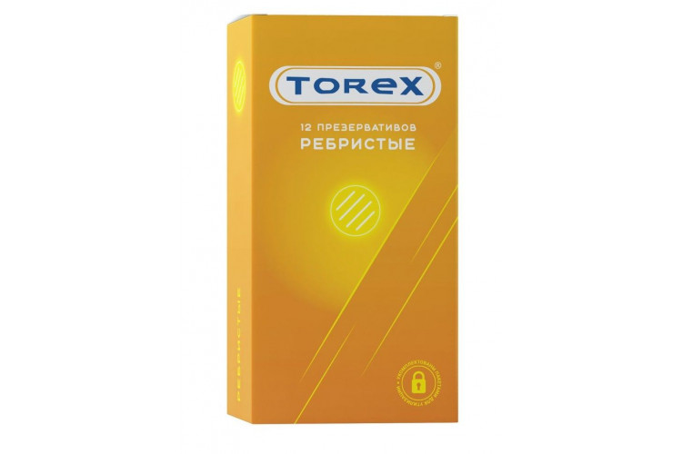 Текстурированные презервативы Torex Ребристые - 12 шт.