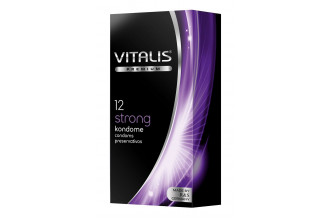 Презервативы с утолщённой стенкой VITALIS PREMIUM strong - 12 шт.
