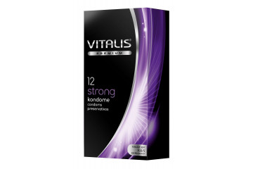 Презервативы с утолщённой стенкой VITALIS PREMIUM strong - 12 шт.