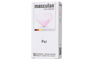 Супертонкие презервативы Masculan Pur - 10 шт.