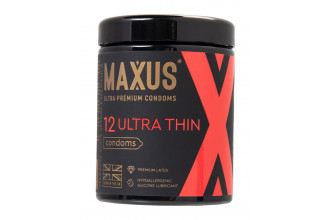 Ультратонкие презервативы MAXUS Ultra Thin - 12 шт.