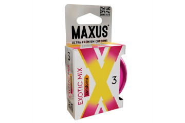 Ароматизированные презервативы Maxus Exotic Mix - 3 шт.