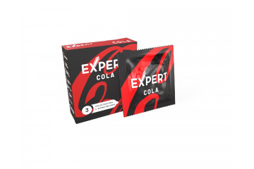 Презервативы с ароматом колы Expert Cola - 3 шт.