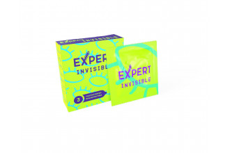 Ультратонкие презервативы Expert Invisible - 3 шт.