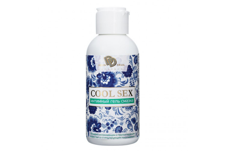 Интимная гель-смазка COOL SEX с легким пролонгирующим эффектом - 100 мл.