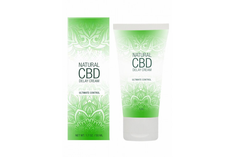 Крем-пролонгатор Natural CBD Delay Cream - 50 мл. Крем-пролонгатор Natural CBD Delay Cream - 50 мл.