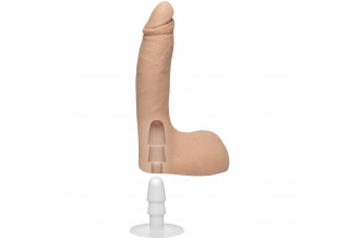 Фаллоимитатор с мошонкой Randy 8.5 ULTRASKYN Cock - 21,6 см.