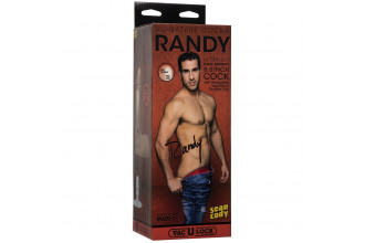 Фаллоимитатор с мошонкой Randy 8.5 ULTRASKYN Cock - 21,6 см.