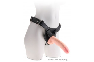 Телесный фаллоимитатор на присоске 10 Triple Density Cock with Balls - 26,7 см.