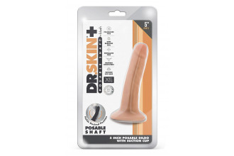 Телесный фаллоимитатор-реалистик 5 Inch Posable Dildo - 13,9 см.