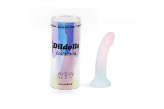 Фаллоимитатор из жидкого силикона Dildolls Galactica - 17,6 см.
