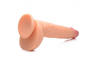 Телесный фаллоимитатор Beefy Brad 9’’ Dildo with Balls - 22,4 см.