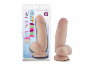 Телесный фаллоимитатор 7 Inch Sensa Feel Fat Boy - 17,7 см.