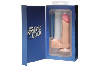 Реалистичный фаллоимитатор The Realistic Cock ULTRASKYN 6” на присоске - 17,3 см.