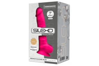 Розовый фаллоимитатор SILEXD Model 1 7’’ - 17,5 см.