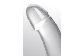 Прозрачный реалистичный фаллоимитатор Cryst - 15 см.