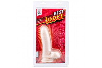 Фаллоимитатор с мошонкой Best Lover - 16,5 см.
