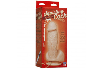 Фаллоимитатор с имитацией семяизвержения The Amazing Squirting Realistic Cock - 18,8 см.