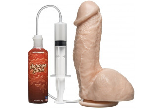 Фаллоимитатор с имитацией семяизвержения The Amazing Squirting Realistic Cock - 18,8 см.