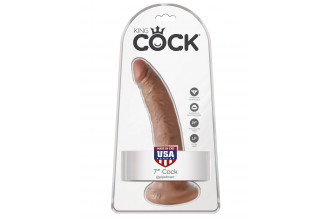 Фаллоимитатор-мулат с присоской 7 Cock - 17,8 см.