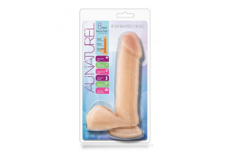 Телесный фаллоимитатор 8 Inch Sensa Feel Dildo - 20,3 см.