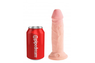 Телесный фаллоимитатор на присоске 6 Triple Density Cock - 18,4 см.