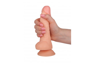 Телесный фаллоимитатор на присоске Soulful - 19 см.