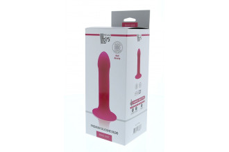 Розовый фаллоимитатор-реалистик PREMIUM DILDO 7INCH - 16,5 см.