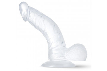 Прозрачный фаллоимитатор-реалистик Sparkle - 16,5 см.