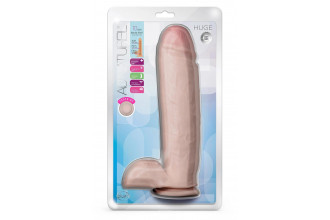 Телесный фаллоимитатор-реалистик Huge - 26,6 см.