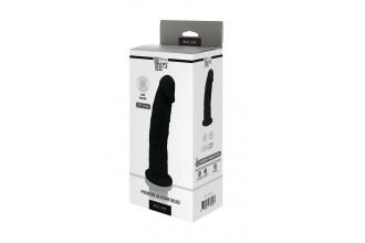 Черный реалистичный фаллоимитатор DILDO 7.5INCH BLACK - 19 см.