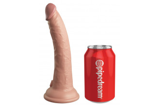 Телесный фаллоимитатор 7 Silicone Dual Density Cock - 21 см.