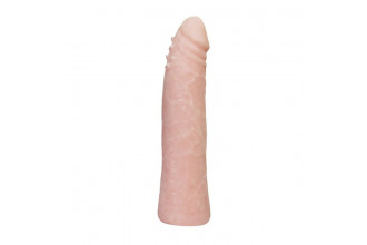 Гнущийся фаллоимитатор телесного цвета Realistic Cock - 20 см.