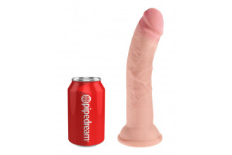 Телесный фаллоимитатор на присоске 8 Triple Density Cock - 24,1 см.