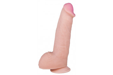 Реалистичный фаллоимитатор на присоске REAL Next № 27 - 23 см.