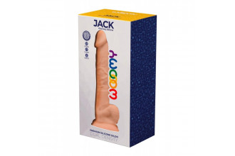 Телесный фаллоимитатор Jack - 23,1 см.