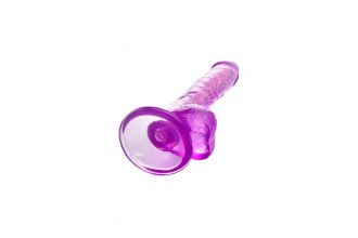 Фиолетовый реалистичный фаллоимитатор Celiam - 20,5 см.