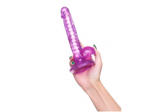 Фиолетовый реалистичный фаллоимитатор Celiam - 20,5 см.